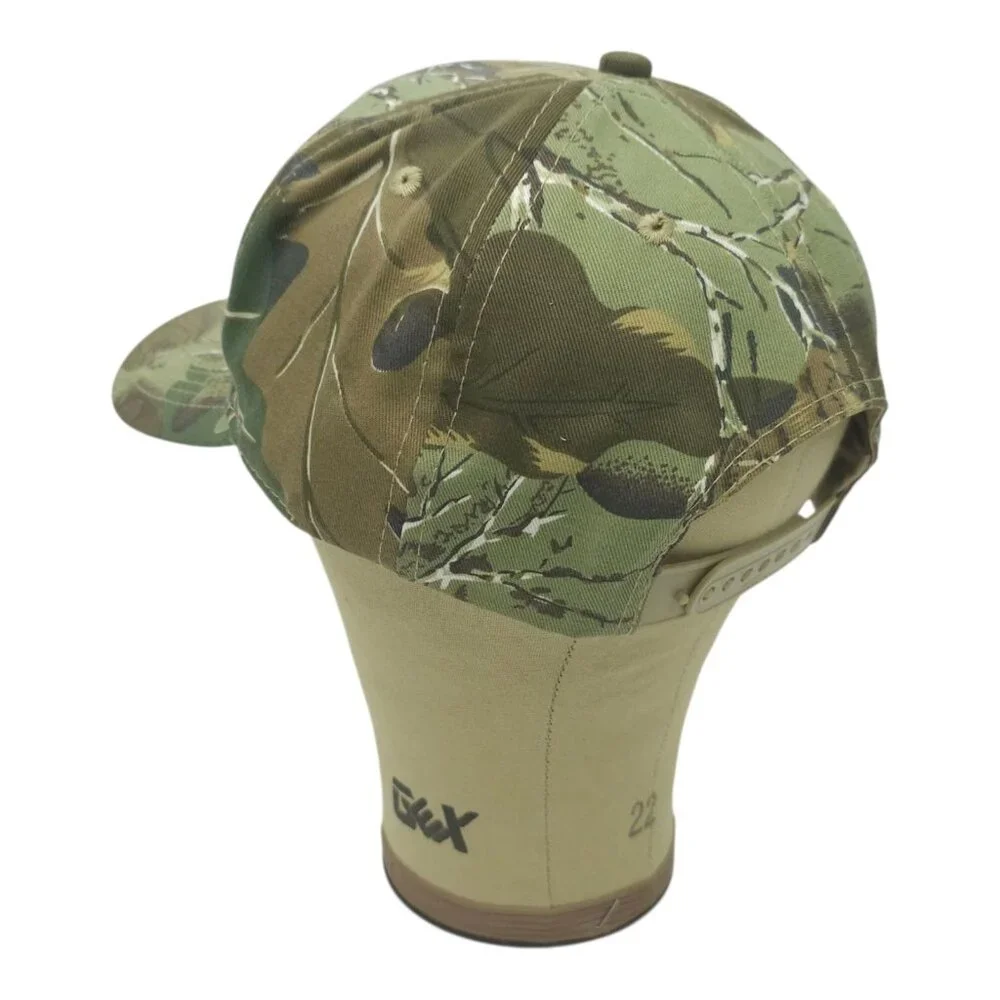Otto Evans Adhesive Camo Snapback Cap Hat Trucker Baseball Logo Patch NWOT